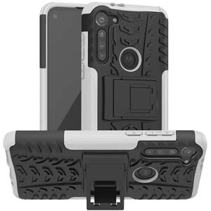  Heavy Duty Case Motorola Moto G8 white