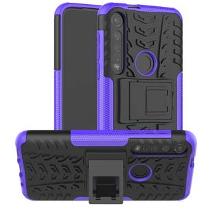  Heavy Duty Case Motorola Moto G8 Play purple