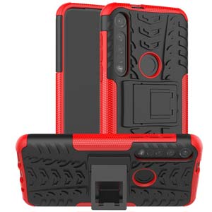 Heavy Duty Case Motorola Moto G8 Plus red