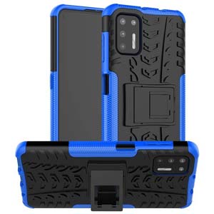  Heavy Duty Case Motorola Moto G9 Plus blue