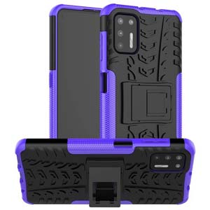  Heavy Duty Case Motorola Moto G9 Plus purple