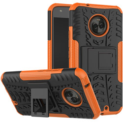  Heavy Duty Case Motorola Moto X4 orange