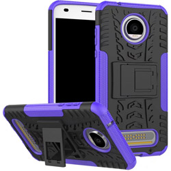  Heavy Duty Case Motorola Moto Z2 Play purple