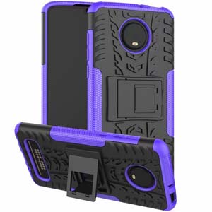  Heavy Duty Case Motorola Moto Z4 Play purple