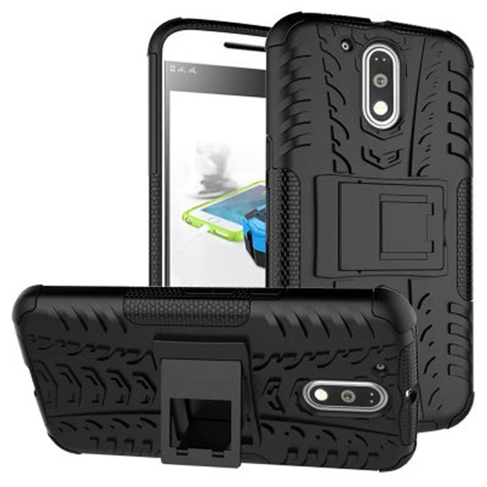  Heavy Duty Case Motorola XT1644 Moto G4 Plus black