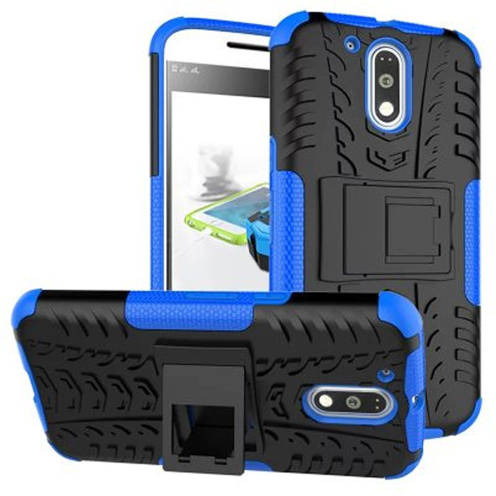  Heavy Duty Case Motorola XT1644 Moto G4 Plus blue