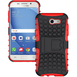  Heavy Duty Case Samsung J327 Galaxy J3 Emerge-Prime-Express Prime 2 red