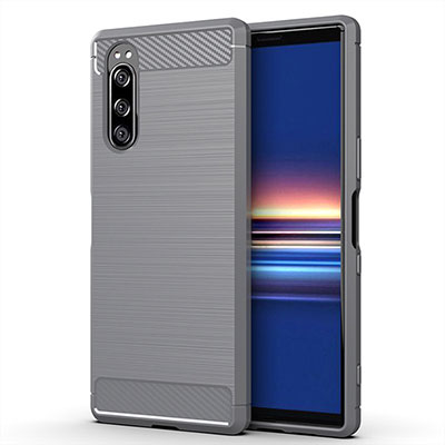  Carbon TPU Sony Xperia 5 grey