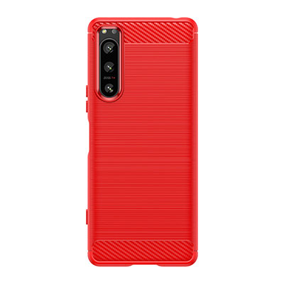  Carbon TPU Sony Xperia 5 IV red