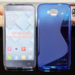  Silicone Alcatel 6012D One Touch Idol Mini blue style