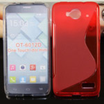  Silicone Alcatel 6012D One Touch Idol Mini red style