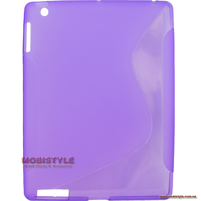  Silicone Apple Ipad 3 style purple