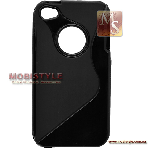  Silicone Apple Iphone 4 black style