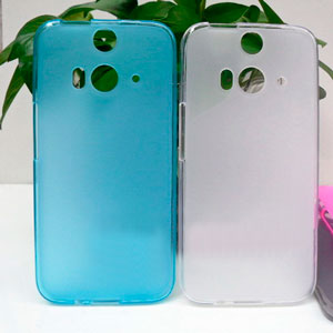  Silicone HTC Butterfly 2 pudding blue