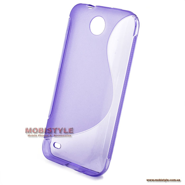  Silicone HTC Desire 300 style purple