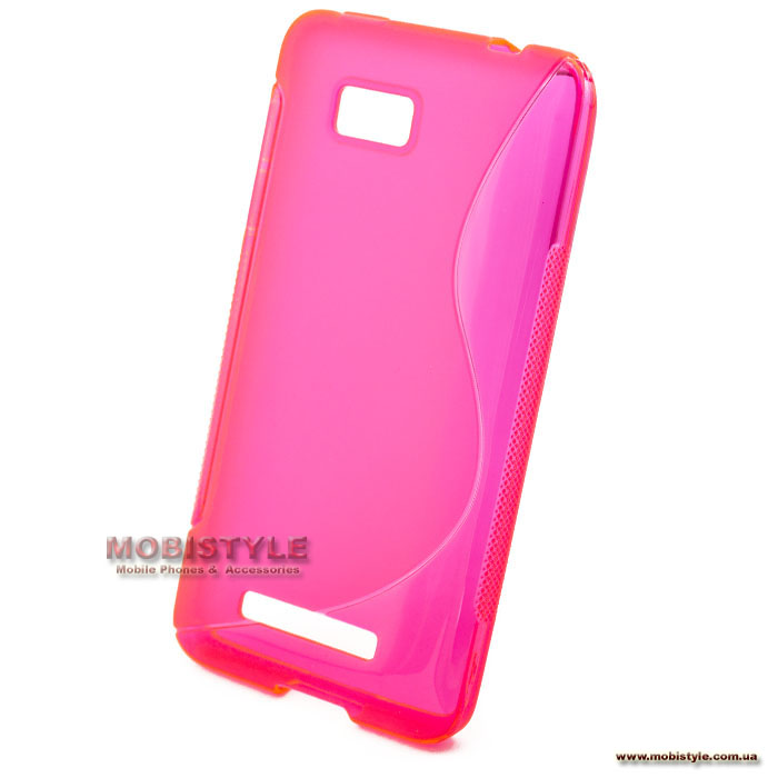  Silicone HTC Desire 400 style pink