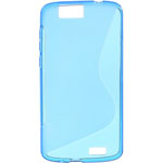  Silicone Huawei Ascend G7 blue style