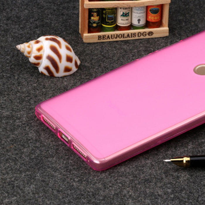  Silicone Huawei Ascend Mate 8 pudding pink