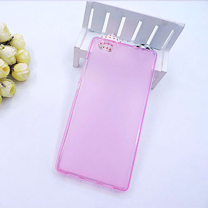  Silicone Huawei Ascend P8 Lite pudding pink