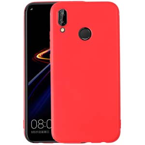  Silicone Huawei P20 Lite-Nova 3e matt red