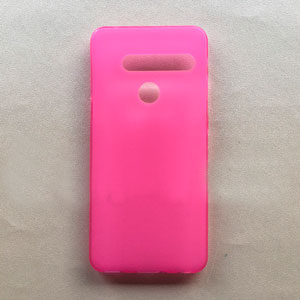  Silicone LG Q60 pudding pink