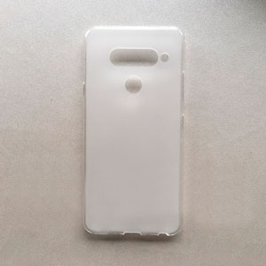  Silicone LG Q60 pudding transparent