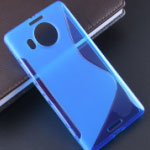  Silicone Microsoft Lumia 950 XL style blue
