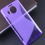  Silicone Microsoft Lumia 950 XL style purple