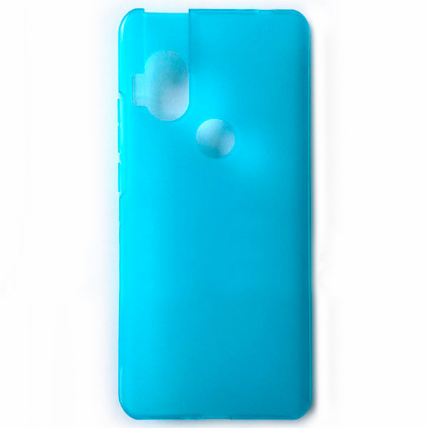  Silicone Motorola One Hyper pudding blue