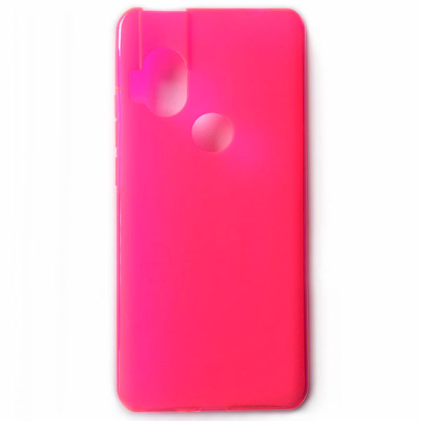  Silicone Motorola One Hyper pudding pink