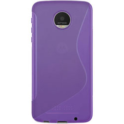  Silicone Motorola XT1635-03 Moto Z Play style purple