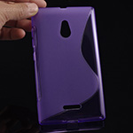  Silicone Nokia XL style purple