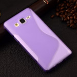 Silicone Samsung G600FY G6000 Galaxy On7 style purple