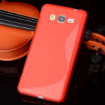  Silicone Samsung G7200 Galaxy Grand 3 style red