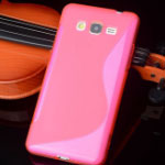  Silicone Samsung G7200 Galaxy Grand 3 style rose red