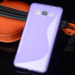  Silicone Samsung G720N0 Galaxy Grand Max style purple