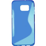  Silicone Samsung G928 Galaxy S6 Edge Plus style blue