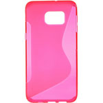  Silicone Samsung G928 Galaxy S6 Edge Plus style pink