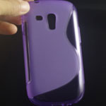 Silicone Samsung I8190 Galaxy S3 mini style purple