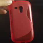  Silicone Samsung I8190 Galaxy S3 mini style red