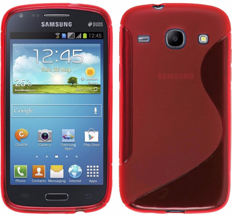  02  Silicone Samsung I8260 Galaxy Core