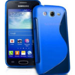  Silicone Samsung S7270 Galaxy Ace 3 style blue