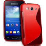  Silicone Samsung S7270 Galaxy Ace 3 style red