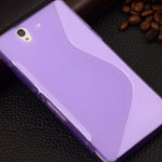  Silicone Sony Xperia Z C6603 style purple