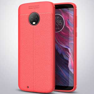  Skin TPU Motorola Moto G6 Plus red