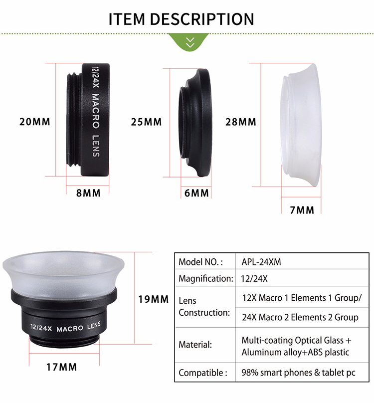 APL-12-24X Super Macro Lens -  14