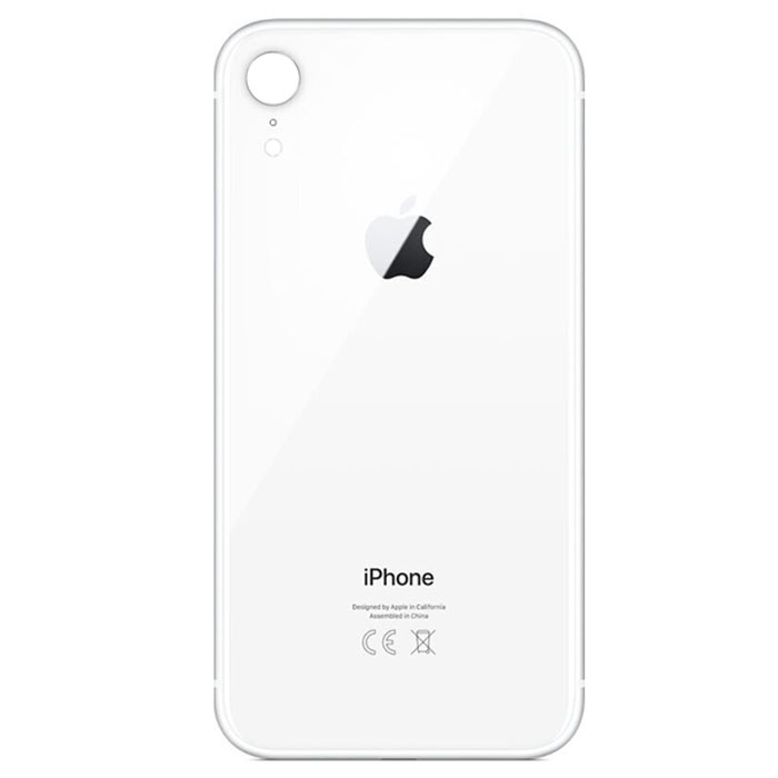 Apple iPhone XR battery cover white -  01