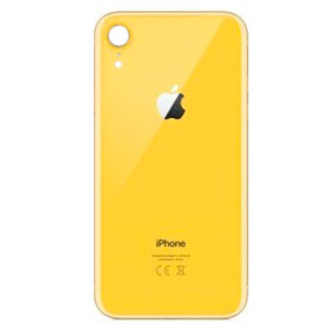 Задняя крышка Apple iPhone XR (желтая)