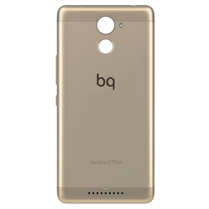 BQ-Mobile Aquaris U Plus battery cover gold -  01