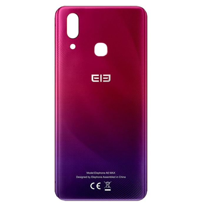 Elephone A6 Max battery cover red -  01